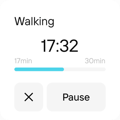 walking timer